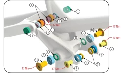 Trek Powerfly Hinterbau Ersatzteile Lagersatz