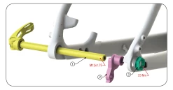 Trek Powerfly Steckachse Thru Axle Boost 148 Hardtail Ersatzteile